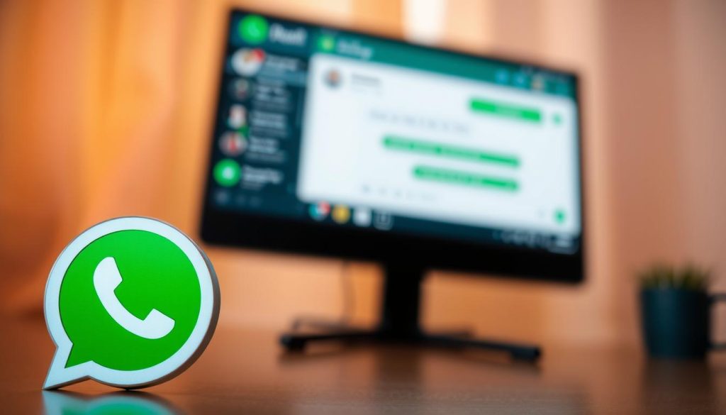 A modern, vibrant WhatsApp messaging interface showcased against a soft, out-of-focus background. The foreground features the iconic WhatsApp logo, rendered in a clean, minimalist style with a subtle 3D effect. The screen displays a chat window with a polished, user-friendly design, highlighting the ability to easily schedule and coordinate meetings. The overall scene conveys a sense of productivity, connectivity, and the seamless integration of WhatsApp into daily life. Lighting is warm and natural, with a gentle, diffused glow. The composition is balanced, drawing the viewer's attention to the key elements that support the article's subject and section title. A modern, vibrant WhatsApp messaging interface showcased against a soft, out-of-focus background. The foreground features the iconic WhatsApp logo, rendered in a clean, minimalist style with a subtle 3D effect. The screen displays a chat window with a polished, user-friendly design, highlighting the ability to easily schedule and coordinate meetings. The overall scene conveys a sense of productivity, connectivity, and the seamless integration of WhatsApp into daily life. Lighting is warm and natural, with a gentle, diffused glow. The composition is balanced, drawing the viewer's attention to the key elements that support the article's subject and section title.
