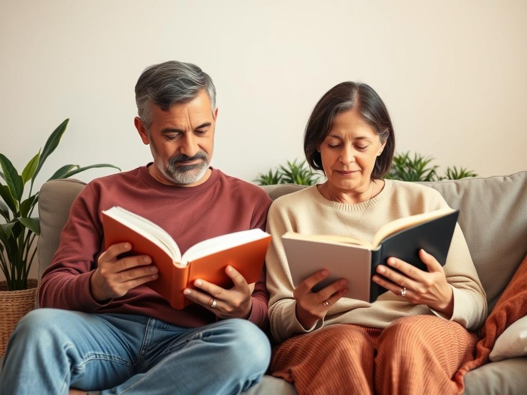 Coppia che mostra segni di una relazione sana dopo delusioni passate