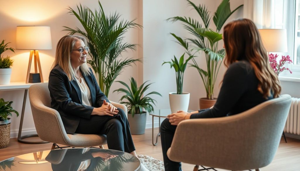 Sessione di terapia per superare una delusione nelle relazioni